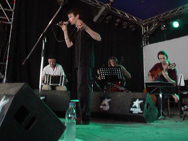 François Vé, Paléo Festival Nyon, Club Tent, samedi 27 juillet 2002.