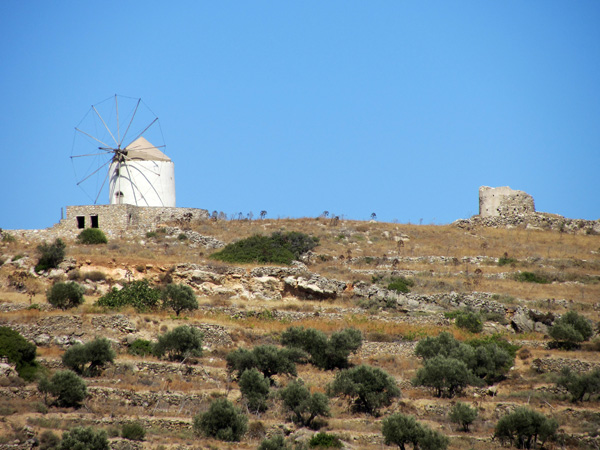 Aspects de Paros: Lefkes, septembre 2011.