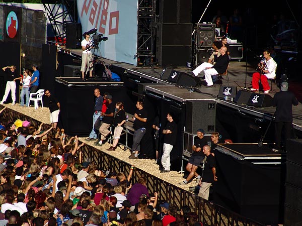 Paléo Festival 2005, mercredi 20 juillet: Sinsemilia, Grande Scène.