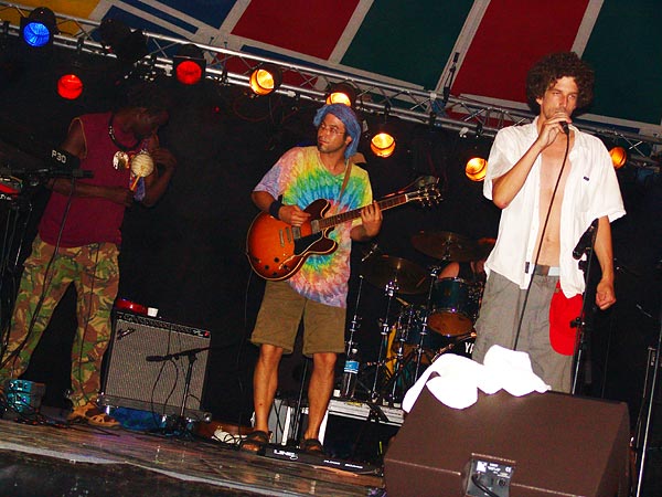 Skapharnaum, ska-reggae-jazz métissé au World Music Festival d'Oron, 29 juillet 2005.