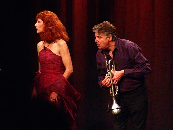 Didier Lockwood & Caroline Casadesus, Le Jazz et la Diva, Miles Davis Hall, Montreux, mercredi 22 février 2006.