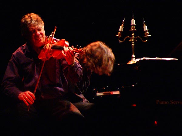 Didier Lockwood & Caroline Casadesus, Le Jazz et la Diva, Miles Davis Hall, Montreux, mercredi 22 février 2006.