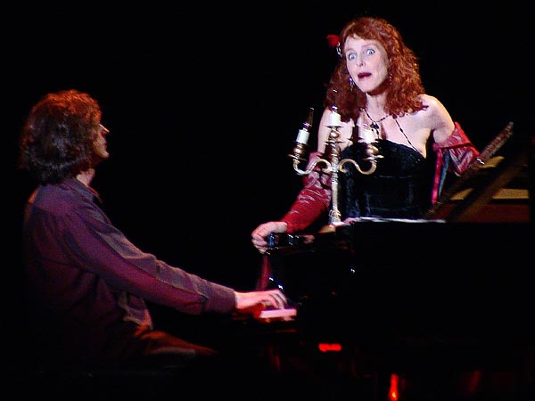 Didier Lockwood & Caroline Casadesus, Le Jazz et la Diva, Miles Davis Hall, Montreux, mercredi 22 février 2006.