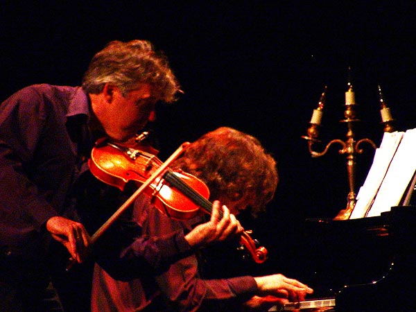 Didier Lockwood & Caroline Casadesus, Le Jazz et la Diva, Miles Davis Hall, Montreux, mercredi 22 février 2006.