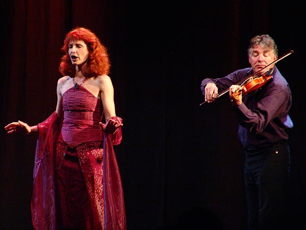 Didier Lockwood & Caroline Casadesus, Le Jazz et la Diva, Miles Davis Hall, Montreux, mercredi 22 février 2006.