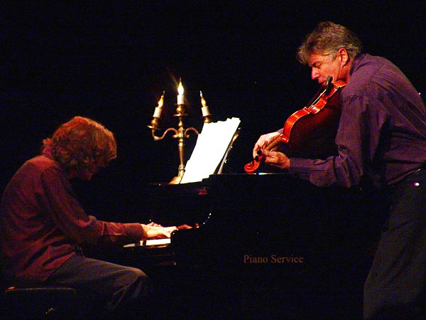 Didier Lockwood & Caroline Casadesus, Le Jazz et la Diva, Miles Davis Hall, Montreux, mercredi 22 février 2006.