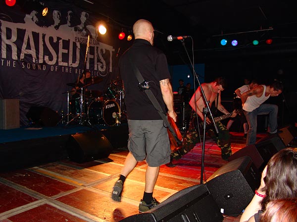 Raised Fist, Ned - Montreux Music Club, Hardcore Night, dimanche 14 mai 2006.