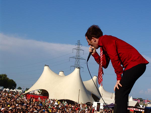 Paléo Festival 2006: Dionysos, Grande Scène, mardi 18 juillet 2006.