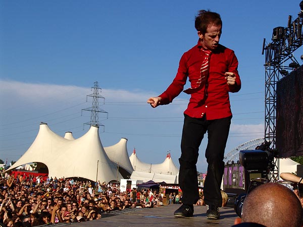 Paléo Festival 2006: Dionysos, Grande Scène, mardi 18 juillet 2006.