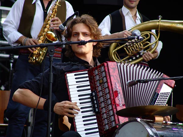 Paléo Festival 2006: Goran Bregovic, Grande Scène, jeudi 20 juillet 2006.