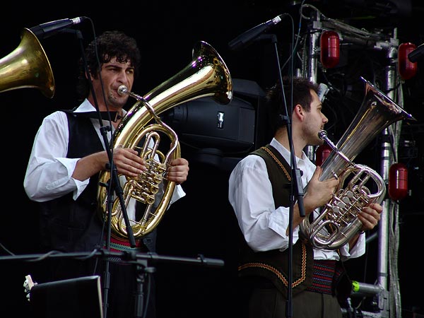 Paléo Festival 2006: Goran Bregovic, Grande Scène, jeudi 20 juillet 2006.