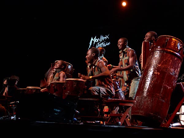 Montreux Jazz Festival 2008: Ayekoo Drummers of Ghana, July 6, Auditorium Stravinski