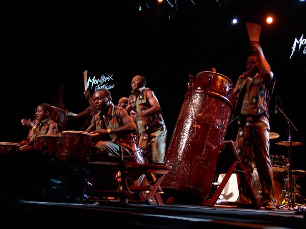 Montreux Jazz Festival 2008: Ayekoo Drummers of Ghana, July 6, Auditorium Stravinski