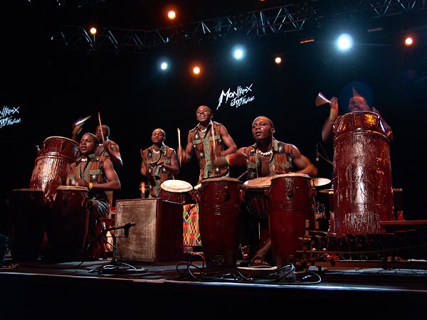 Montreux Jazz Festival 2008: Ayekoo Drummers of Ghana, July 6, Auditorium Stravinski