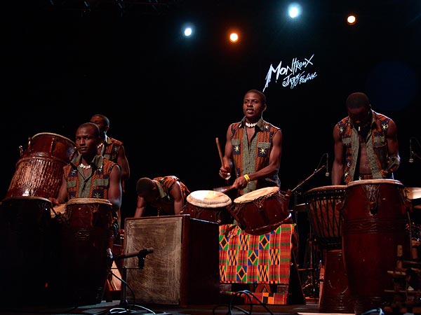 Montreux Jazz Festival 2008: Ayekoo Drummers of Ghana, July 6, Auditorium Stravinski