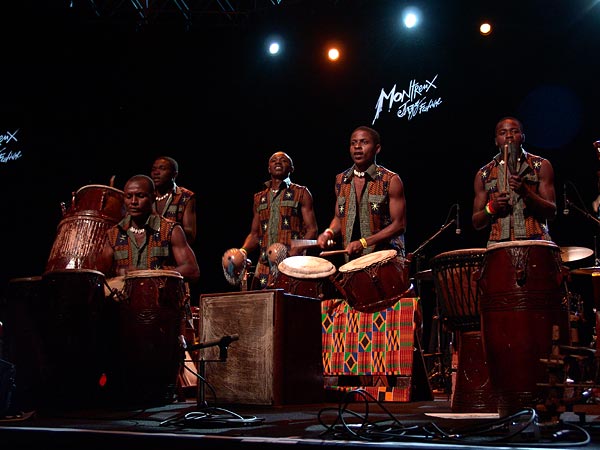 Montreux Jazz Festival 2008: Ayekoo Drummers of Ghana, July 6, Auditorium Stravinski