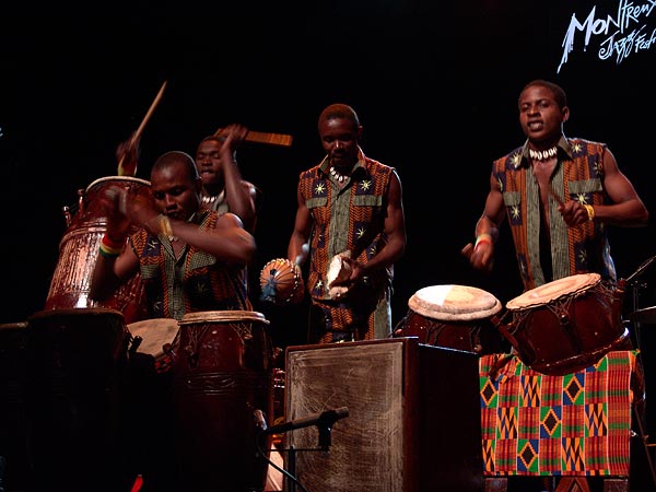 Montreux Jazz Festival 2008: Ayekoo Drummers of Ghana, July 6, Auditorium Stravinski