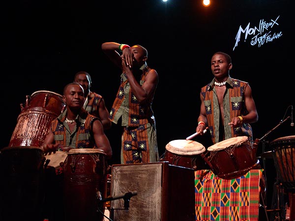 Montreux Jazz Festival 2008: Ayekoo Drummers of Ghana, July 6, Auditorium Stravinski