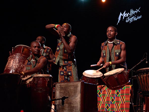 Montreux Jazz Festival 2008: Ayekoo Drummers of Ghana, July 6, Auditorium Stravinski