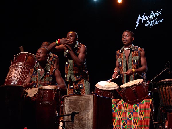 Montreux Jazz Festival 2008: Ayekoo Drummers of Ghana, July 6, Auditorium Stravinski