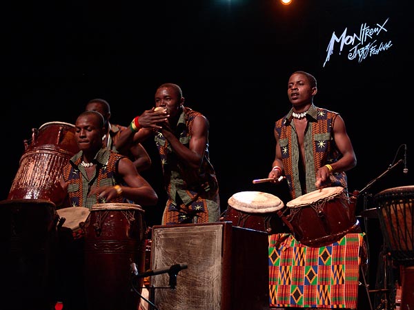 Montreux Jazz Festival 2008: Ayekoo Drummers of Ghana, July 6, Auditorium Stravinski