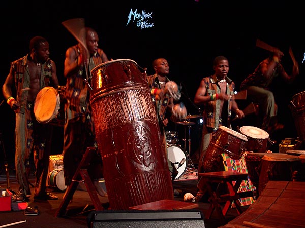 Montreux Jazz Festival 2008: Ayekoo Drummers of Ghana, July 6, Auditorium Stravinski