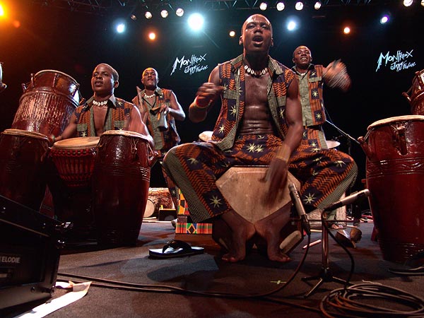 Montreux Jazz Festival 2008: Ayekoo Drummers of Ghana, July 6, Auditorium Stravinski