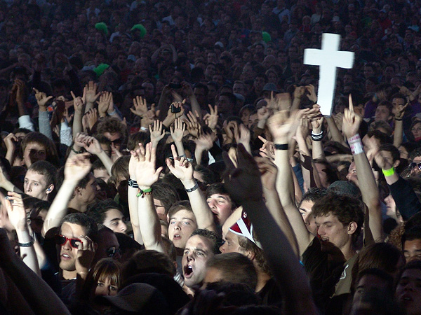 Paléo Festival 2008: Justice, Grande Scène, mercredi 23 juillet 2008.