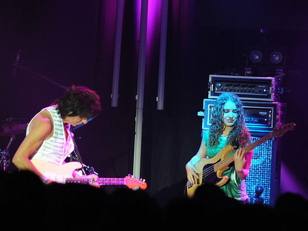 Montreux Jazz Festival 2009: Jeff Beck, July 17, Miles Davis Hall. Jeff Beck guitar, Tal Wilkenfeld bass, Jason Rebello keyboards, Vinnie Colaiuta drums.