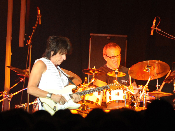 Montreux Jazz Festival 2009: Jeff Beck, July 17, Miles Davis Hall. Jeff Beck guitar, Tal Wilkenfeld bass, Jason Rebello keyboards, Vinnie Colaiuta drums.