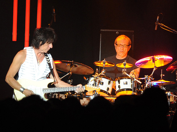 Montreux Jazz Festival 2009: Jeff Beck, July 17, Miles Davis Hall. Jeff Beck guitar, Tal Wilkenfeld bass, Jason Rebello keyboards, Vinnie Colaiuta drums.