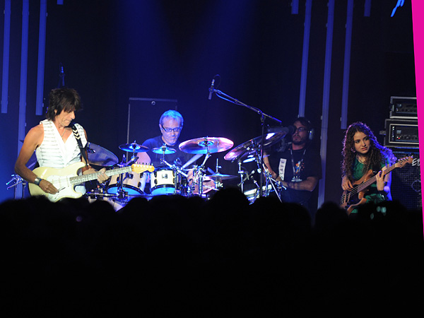 Montreux Jazz Festival 2009: Jeff Beck, July 17, Miles Davis Hall. Jeff Beck guitar, Tal Wilkenfeld bass, Jason Rebello keyboards, Vinnie Colaiuta drums.