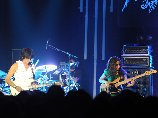 Montreux Jazz Festival 2009: Jeff Beck, July 17, Miles Davis Hall. Jeff Beck guitar, Tal Wilkenfeld bass, Jason Rebello keyboards, Vinnie Colaiuta drums.