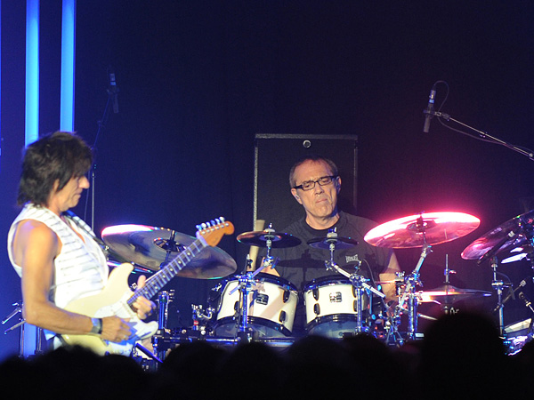 Montreux Jazz Festival 2009: Jeff Beck, July 17, Miles Davis Hall. Jeff Beck guitar, Tal Wilkenfeld bass, Jason Rebello keyboards, Vinnie Colaiuta drums.