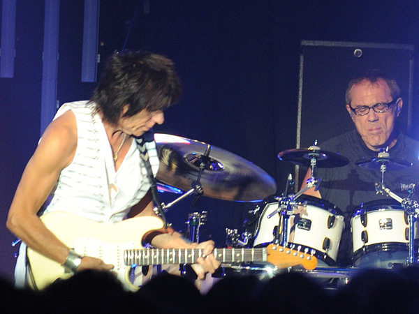 Montreux Jazz Festival 2009: Jeff Beck, July 17, Miles Davis Hall. Jeff Beck guitar, Tal Wilkenfeld bass, Jason Rebello keyboards, Vinnie Colaiuta drums.