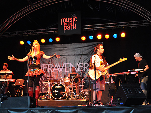 Montreux Jazz Festival 2010: The Raveners (rock from Switzerland), July 3, Music in the Park (Parc Vernex).