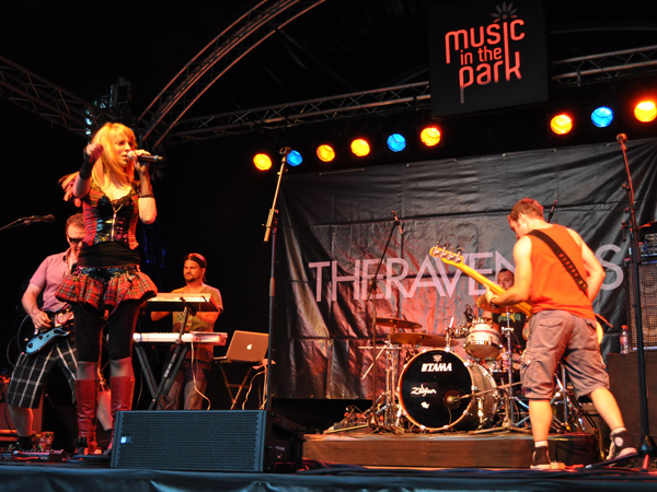 Montreux Jazz Festival 2010: The Raveners (rock from Switzerland), July 3, Music in the Park (Parc Vernex).