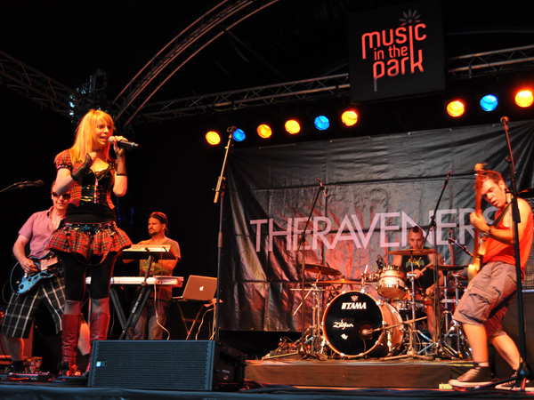 Montreux Jazz Festival 2010: The Raveners (rock from Switzerland), July 3, Music in the Park (Parc Vernex).