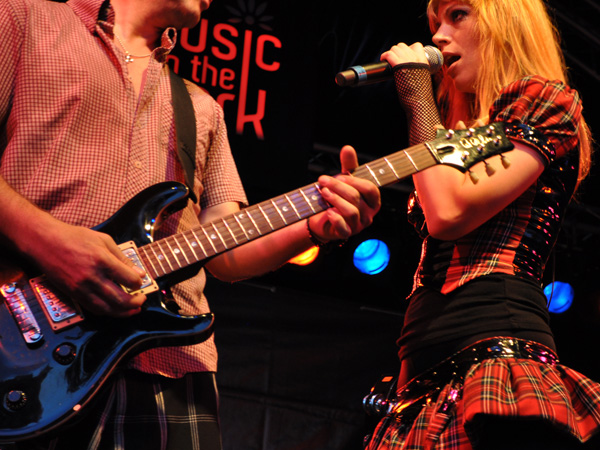 Montreux Jazz Festival 2010: The Raveners (rock from Switzerland), July 3, Music in the Park (Parc Vernex).