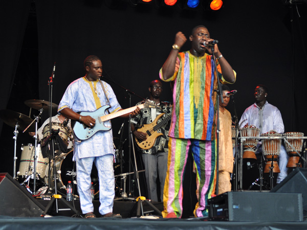 Montreux Jazz Festival 2010: Baye Magatte Band (afro new music from Senegal), July 11, Music in the Park (Parc Vernex).