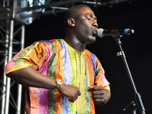 Montreux Jazz Festival 2010: Baye Magatte Band (afro new music from Senegal), July 11, Music in the Park (Parc Vernex).