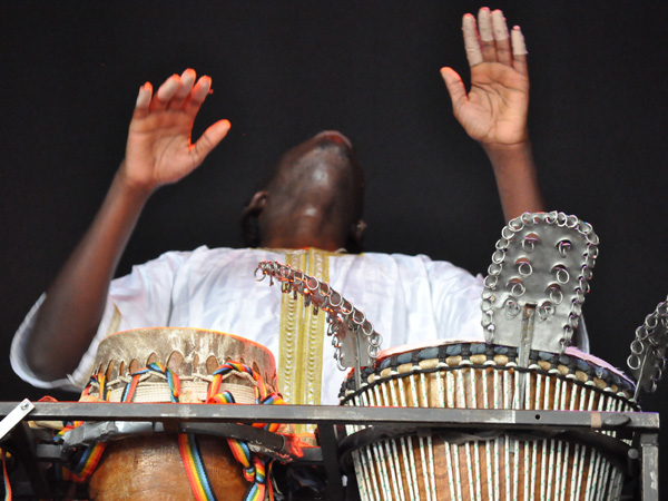 Montreux Jazz Festival 2010: Baye Magatte Band (afro new music from Senegal), July 11, Music in the Park (Parc Vernex).