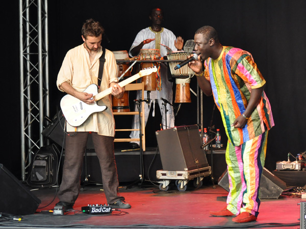 Montreux Jazz Festival 2010: Baye Magatte Band (afro new music from Senegal), July 11, Music in the Park (Parc Vernex).