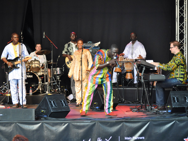 Montreux Jazz Festival 2010: Baye Magatte Band (afro new music from Senegal), July 11, Music in the Park (Parc Vernex).