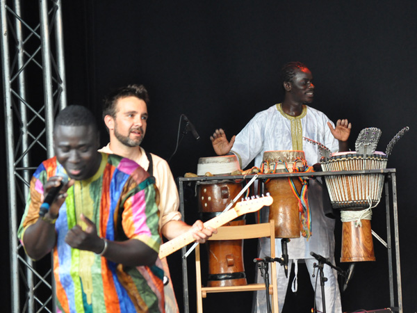 Montreux Jazz Festival 2010: Baye Magatte Band (afro new music from Senegal), July 11, Music in the Park (Parc Vernex).