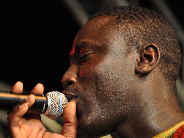 Montreux Jazz Festival 2010: Baye Magatte Band (afro new music from Senegal), July 11, Music in the Park (Parc Vernex).