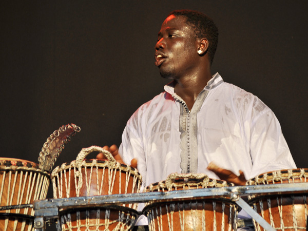 Montreux Jazz Festival 2010: Baye Magatte Band (afro new music from Senegal), July 11, Music in the Park (Parc Vernex).