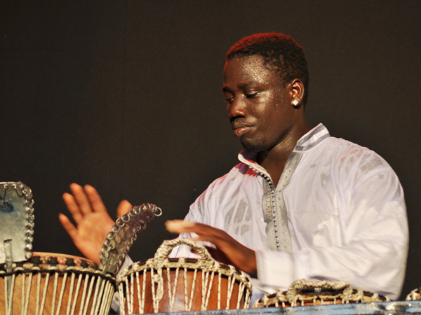 Montreux Jazz Festival 2010: Baye Magatte Band (afro new music from Senegal), July 11, Music in the Park (Parc Vernex).