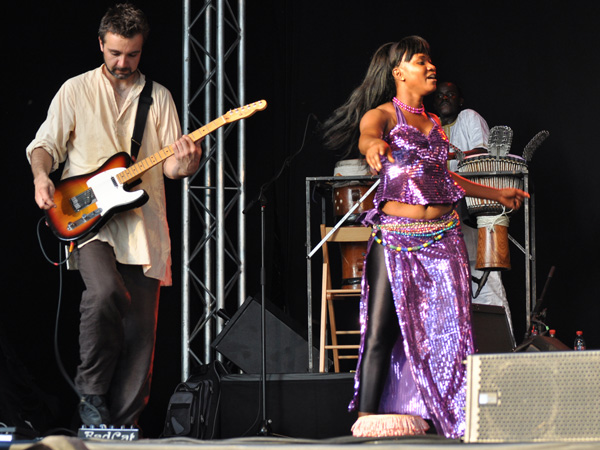 Montreux Jazz Festival 2010: Baye Magatte Band (afro new music from Senegal), July 11, Music in the Park (Parc Vernex).