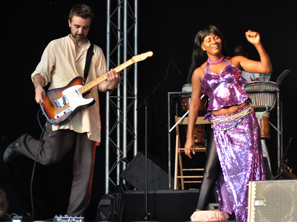 Montreux Jazz Festival 2010: Baye Magatte Band (afro new music from Senegal), July 11, Music in the Park (Parc Vernex).